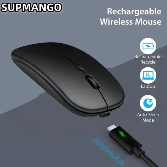 Level up with a quiet, wireless gaming mouse!
