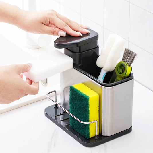 Stainless Steel Faucet Storage Rack – Practical Kitchen Organizer