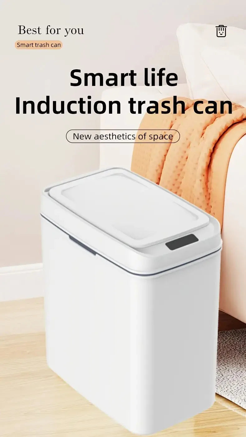 Smart Sensor Trash Can – Touchless for Home & Office