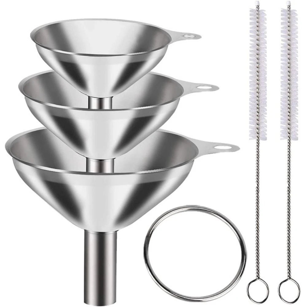 Stainless Steel Strainer Funnel Spoon – Pour & Filter with Precision!