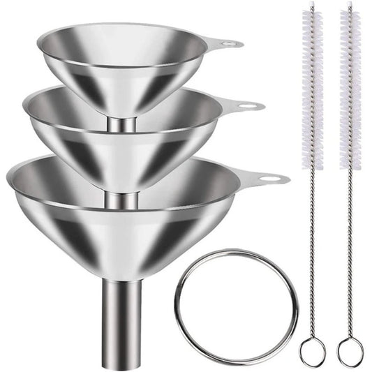 Stainless Steel Strainer Funnel Spoon – Pour & Filter with Precision!