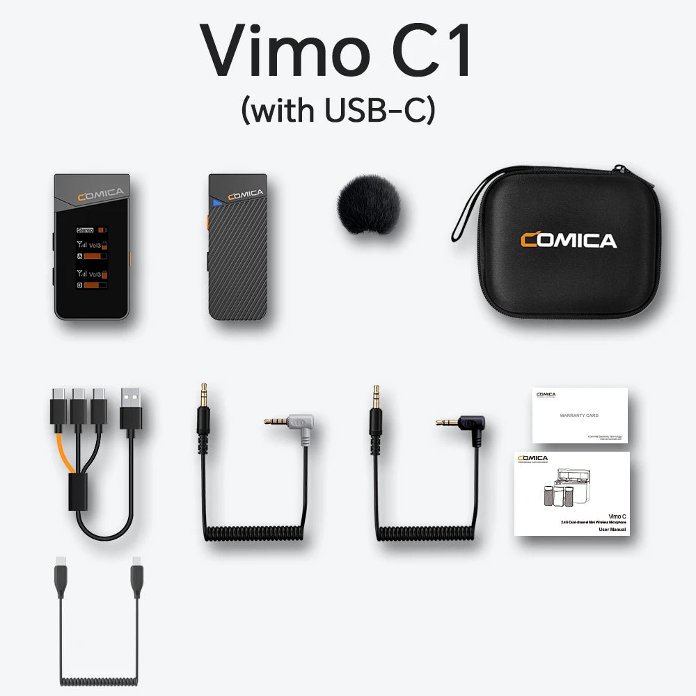 Comica Vimo C Mini Wireless Lapel Microphone Kit