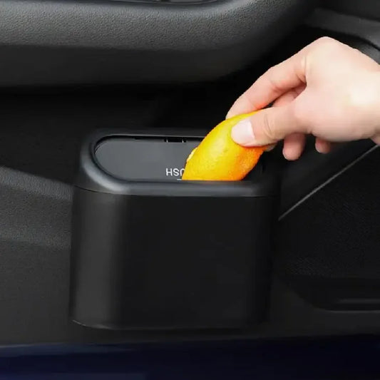 Portable Car Trash Can with Lid & Seal