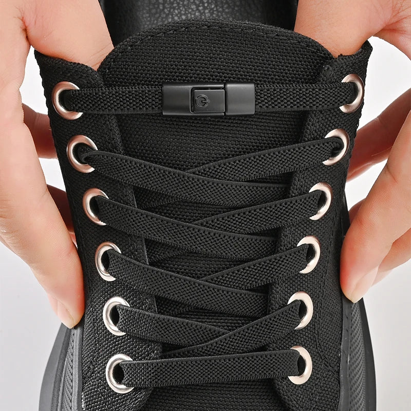 8mm No-Tie Elastic Shoelaces with Press Lock - Clickilix