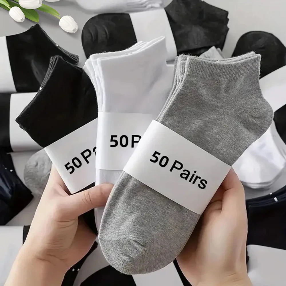 Breathable Men’s Low Cut Ankle Socks