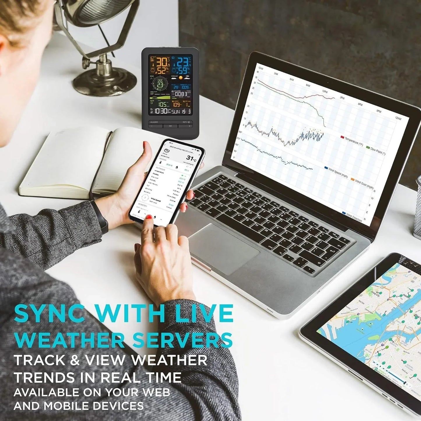 WiFi Smart Weather Station with Alarm Clock