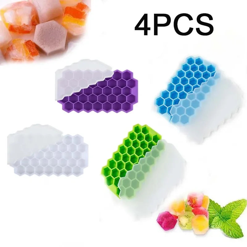 148-Cavity Honeycomb Ice Cube Tray – Chill More, Refill Less