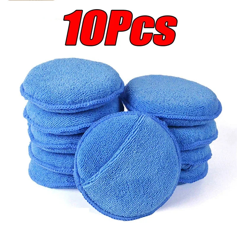 10PCS Microfiber Car Detailing Applicator Pads