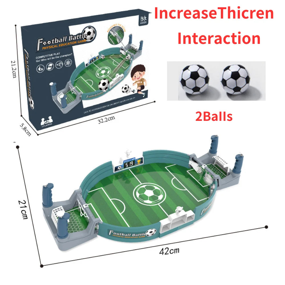 Portable Soccer Table Game for Kids & Family