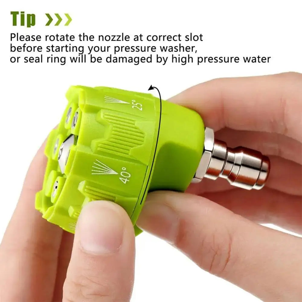Universal 6-in-1 Power Washer Nozzle Tip
