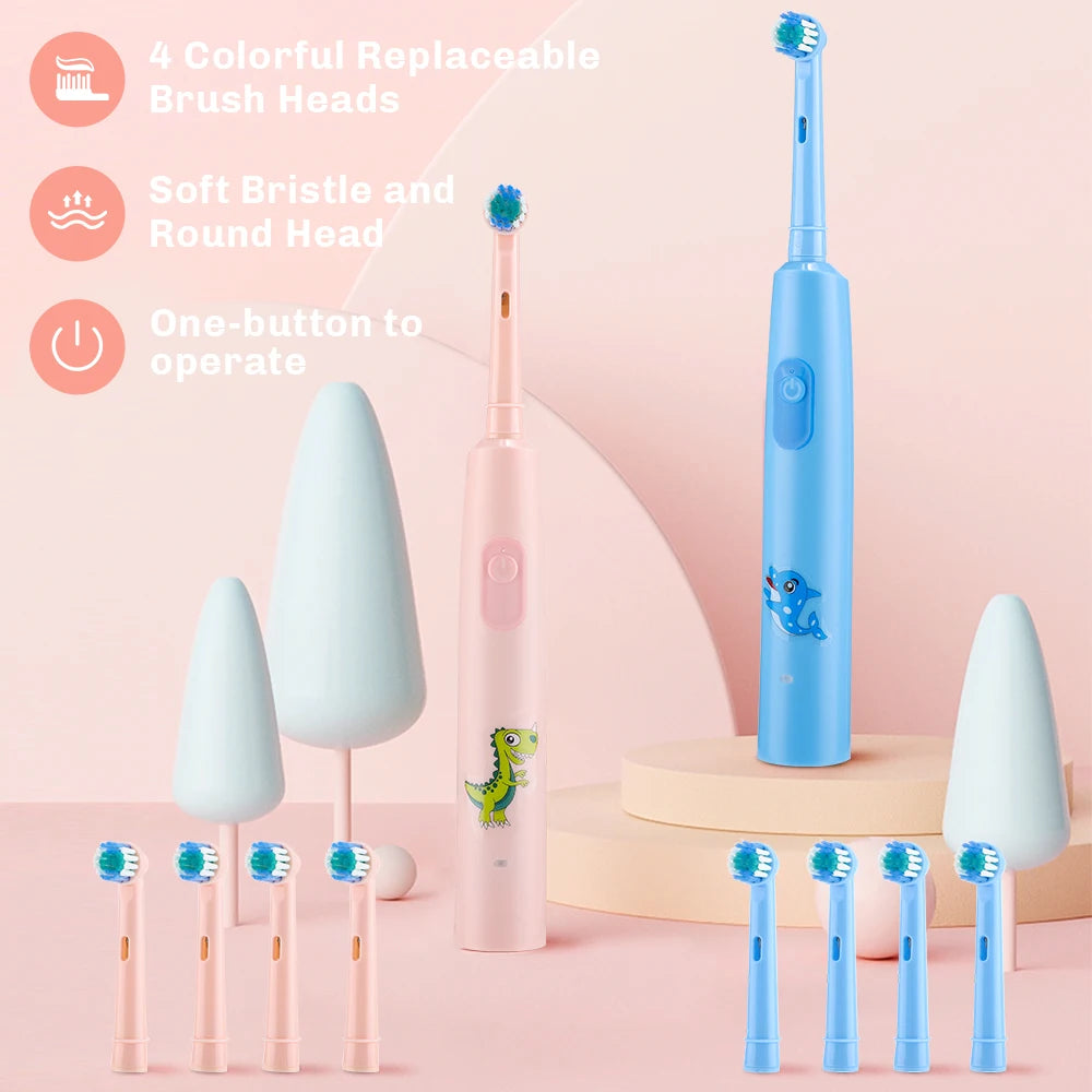 Smart Rotating Electric Toothbrush for Adults