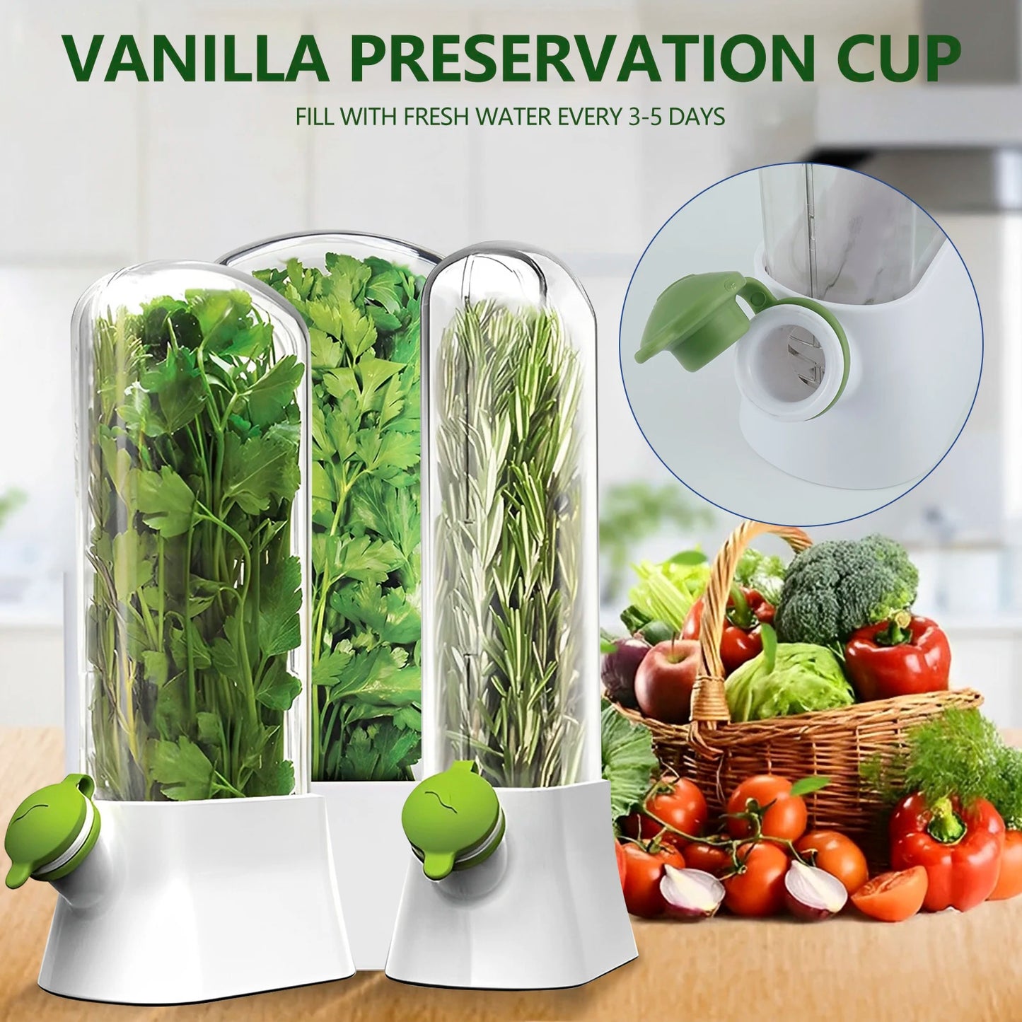 Herb Saver Pod – Fresh Keeper for Refrigerator