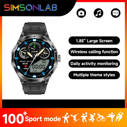 HD Smart Watch with Wireless Calls & Health Tracking
