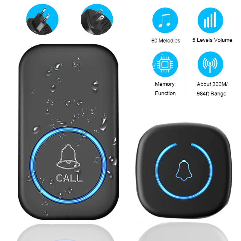 Wireless Waterproof Smart Home Doorbell Kit