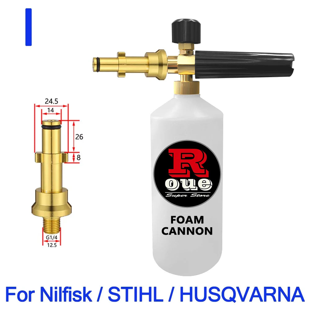 1L Adjustable Snow Foam Lance – Thick Foam, Deep Clean!