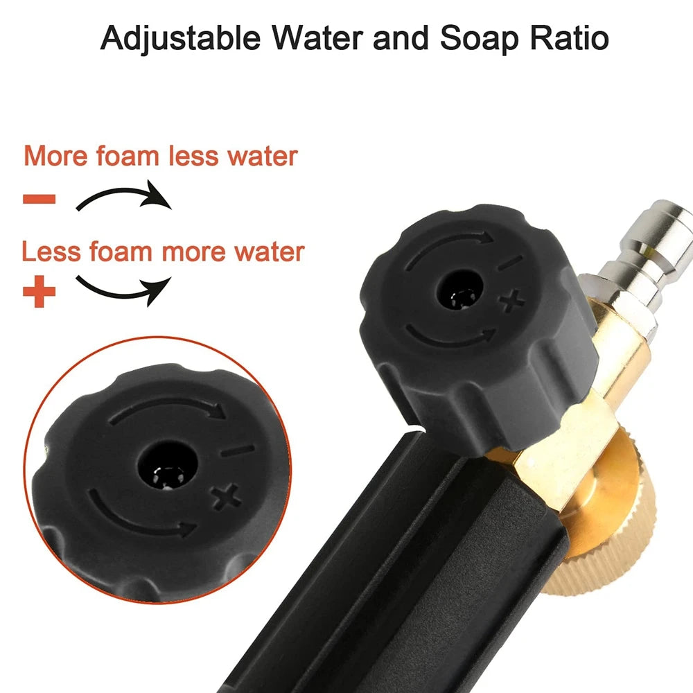 1L Adjustable Snow Foam Lance – Thick Foam, Deep Clean!