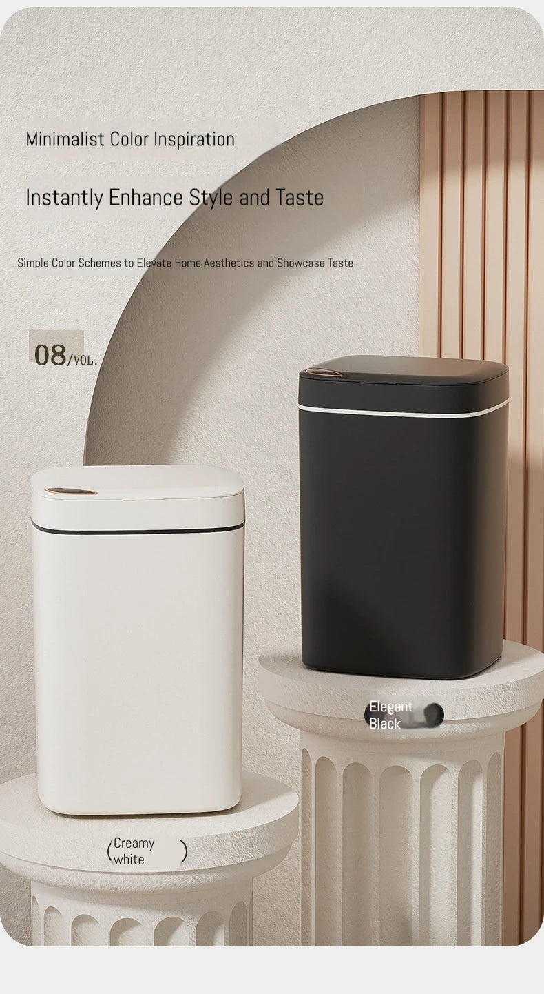 16L Smart Non-Contact Bathroom Trash Can