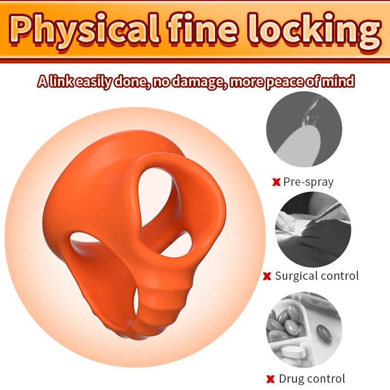 Reusable Silicone Penis Ring for Delay
