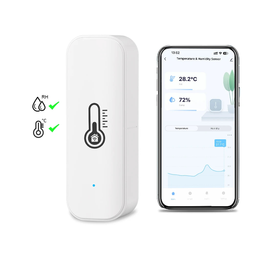 Tuya WiFi Temperature Humidity Sensor Smart