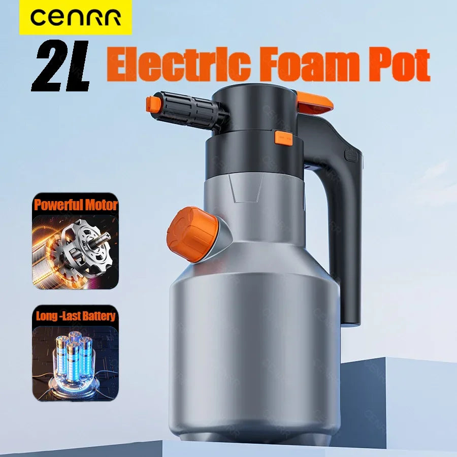 CENRR Electric Foam Sprayer – Power Foam at the Push of a Button!