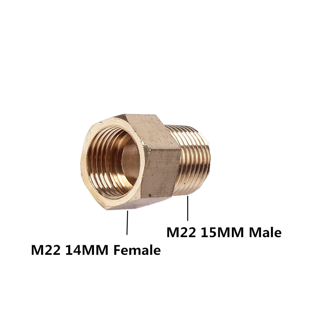 High Pressure Washer Gun Brass M22 Adapter
