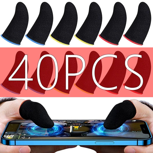 40pcs Gaming Finger Sleeves for Mobile Play