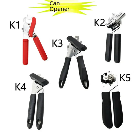 Heavy-Duty Manual Can & Jar Opener – One Tool, Endless Uses!