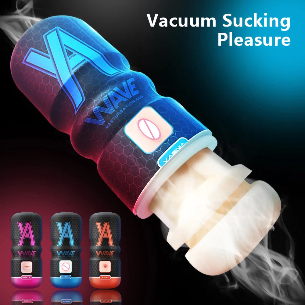 WAVE Powerful Sucking Masturbator Cup