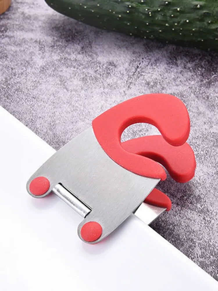 Stainless Steel Pot Clip – Spoon Rest & Anti-Scald Holder