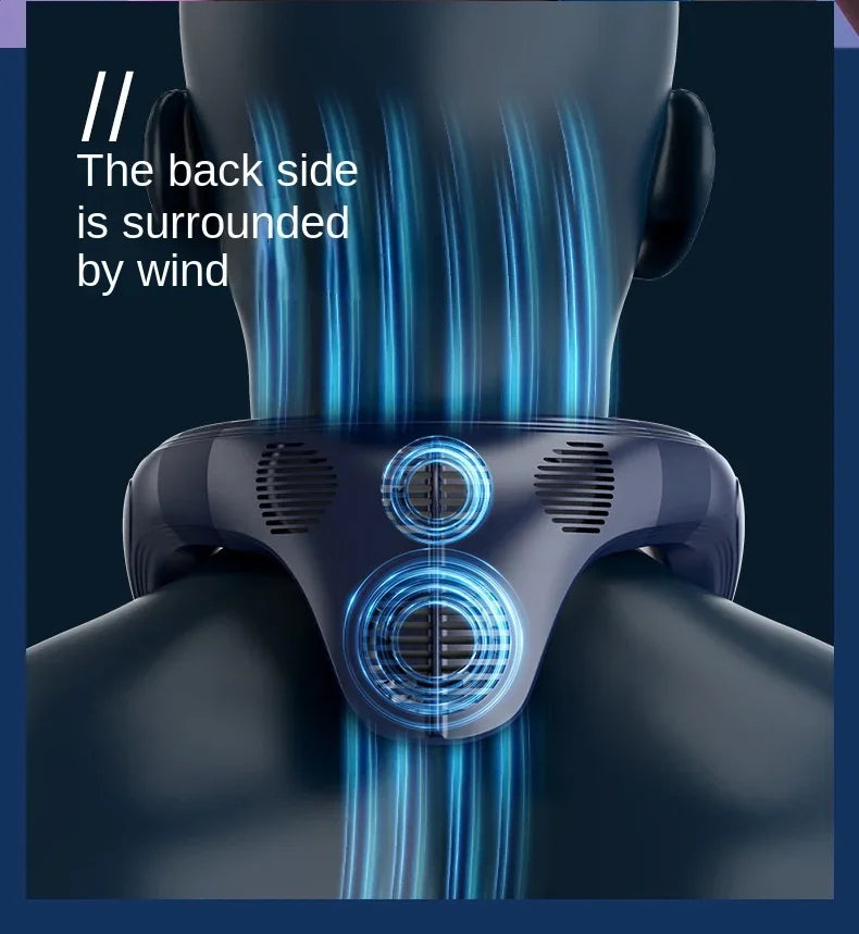 Portable Neck Air Conditioner Bladeless Cooling Fan