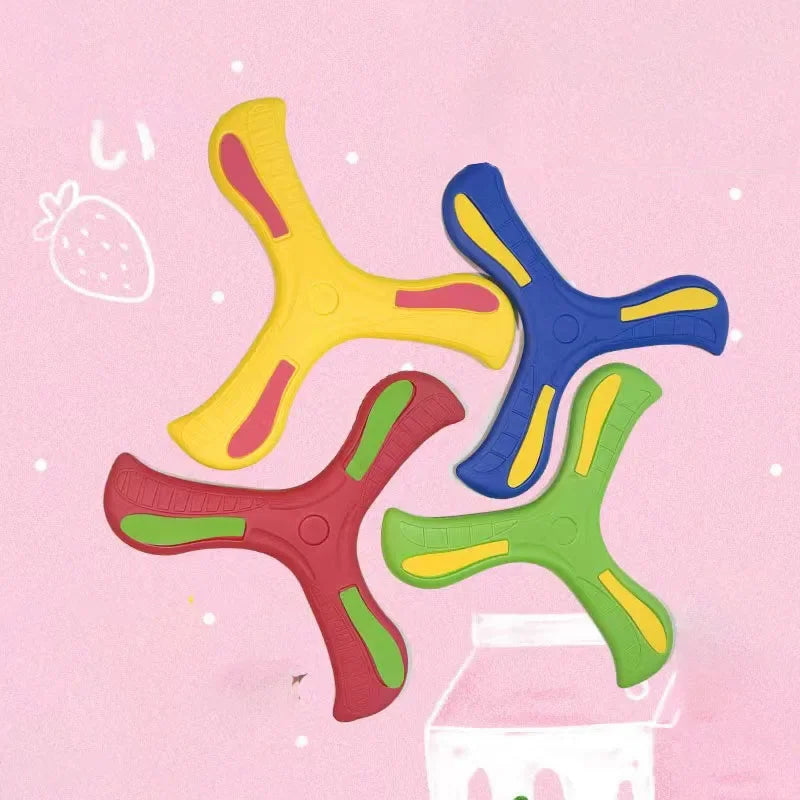 Soft 3-Leaf Boomerang Toy – Outdoor Fun for All Ages!