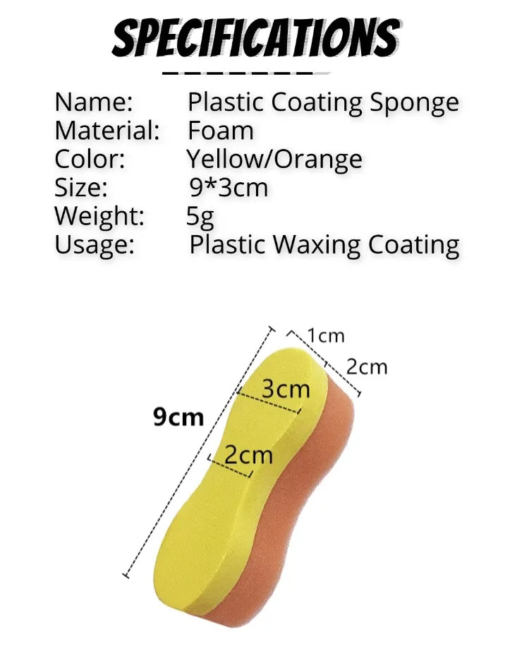 Lucullan Mini 8-Shape Coating Sponge – Detail Like a Pro!