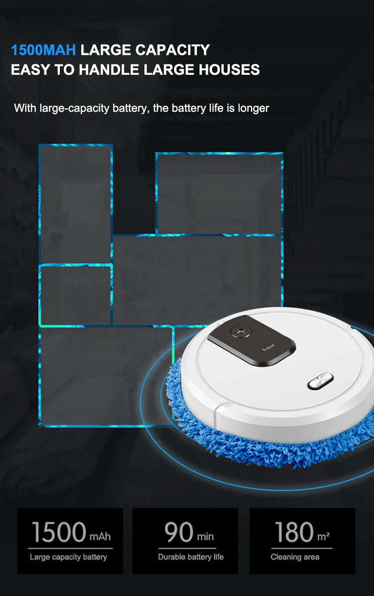 Multifunction Smart Robot Vacuum Cleaner Wireless