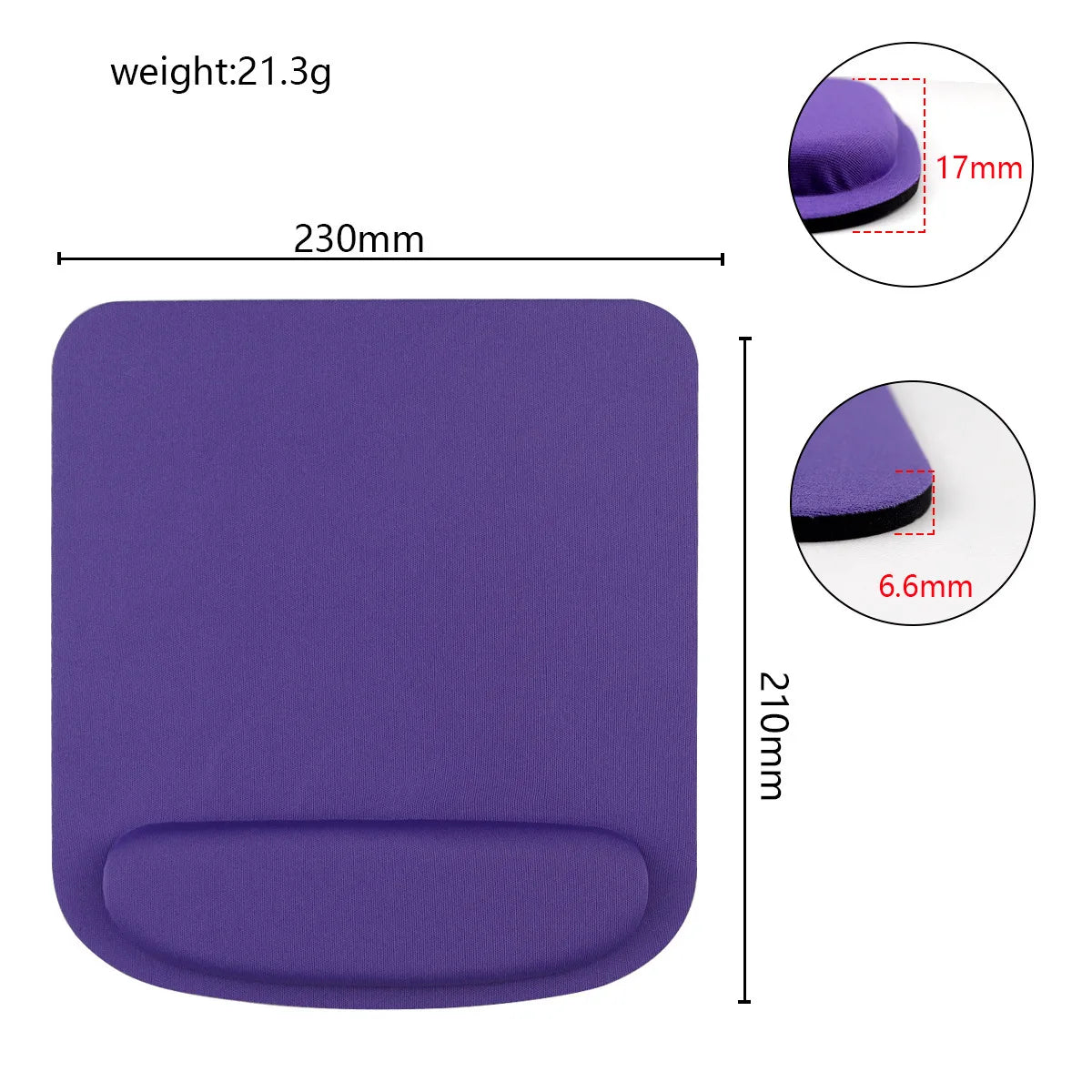 Ergonomic EVA Mouse Pad with Wrist Support