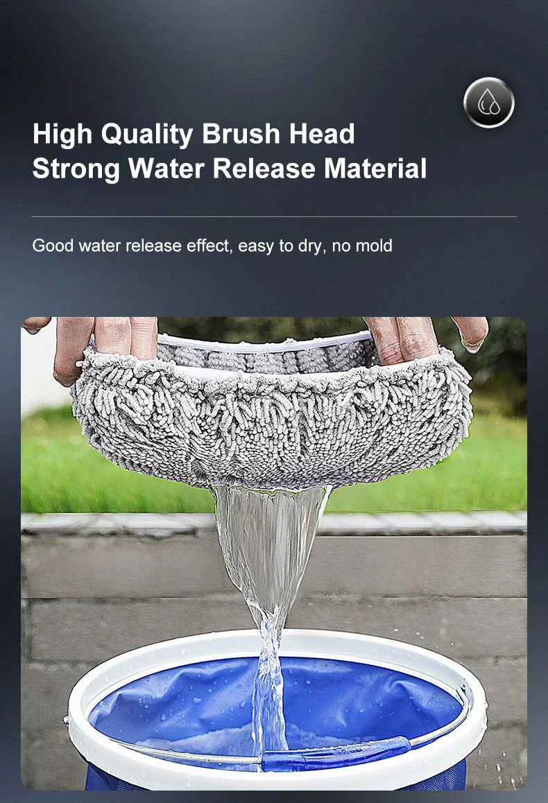 Telescopic Car Wash Mop – Reach Every Inch, Scratch-Free!