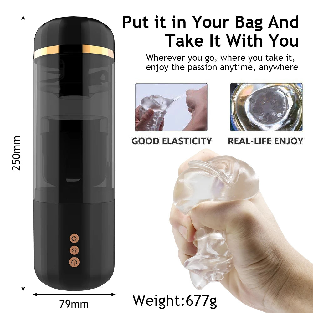 Automatic Thrusting & Sucking Male Stroker