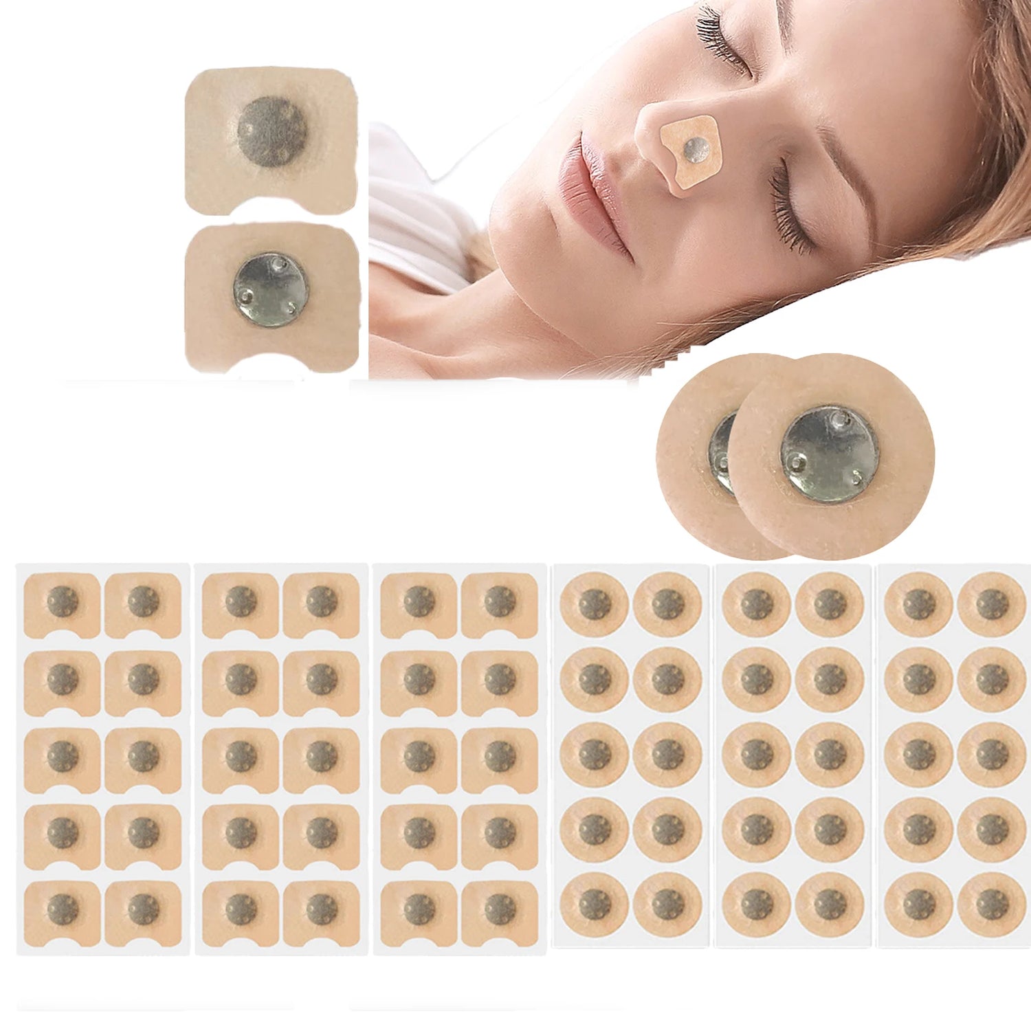 Nose Strips Pack Of Anti-Snoring Nose Strips Magnetic - Clickilix