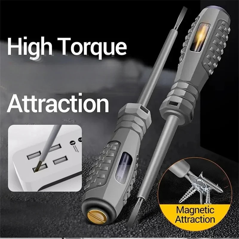 Test safely with this multifunctional electrician screwdriver!