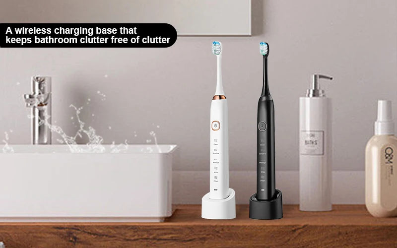 Sarmocare S100 Smart Sonic Toothbrush – 8 Brush Heads