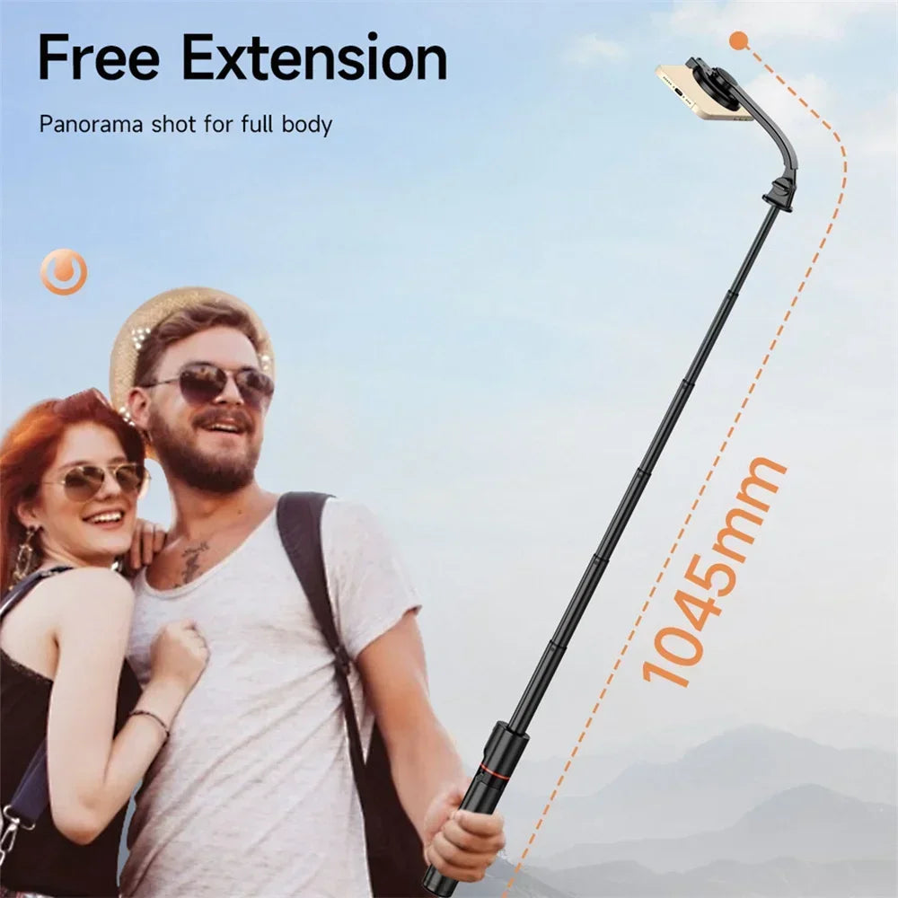 Magnetic Mini Selfie Stick Tripod – Pocket-Sized, Pro-Level Shots!