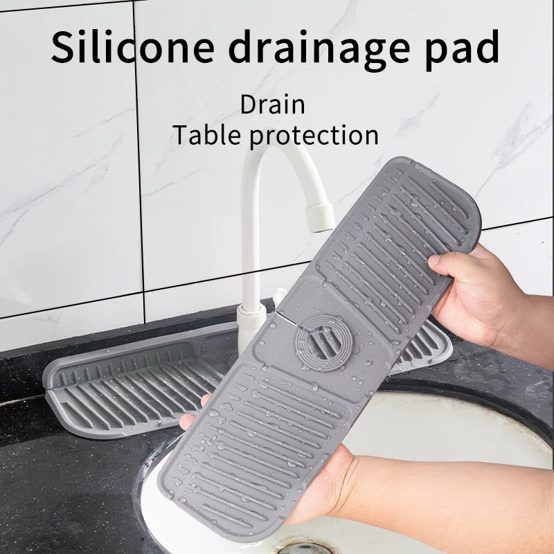 Silicone Faucet Mat Splash Guard Sink Protector