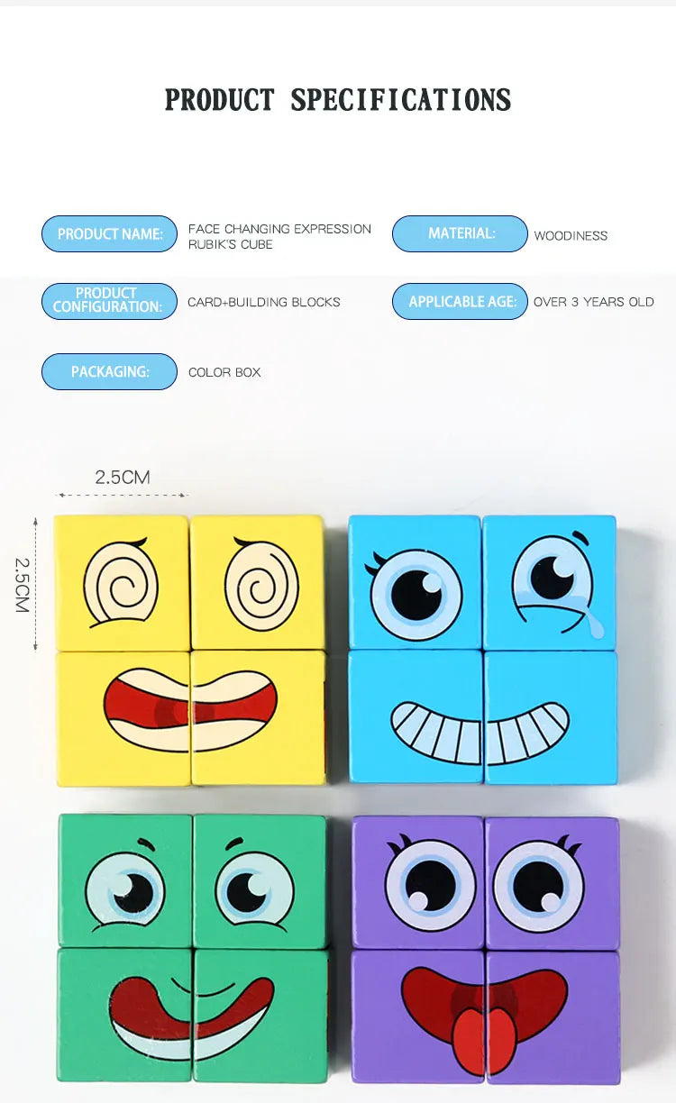 Kids Emotion Face Puzzle – Match, Think, Express & Play!