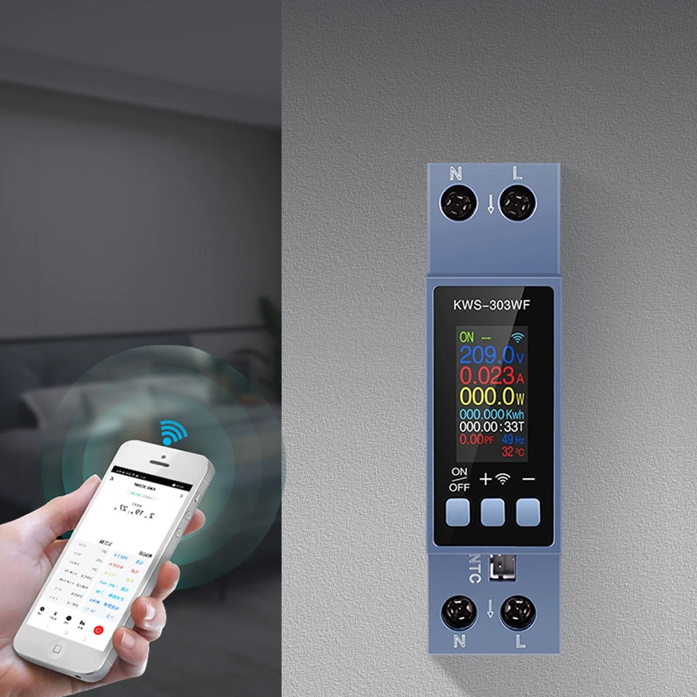 Tuya WiFi Smart Switch with Energy Meter