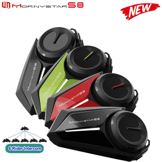 Mornystar S8 Bluetooth Motorcycle Helmet Intercom