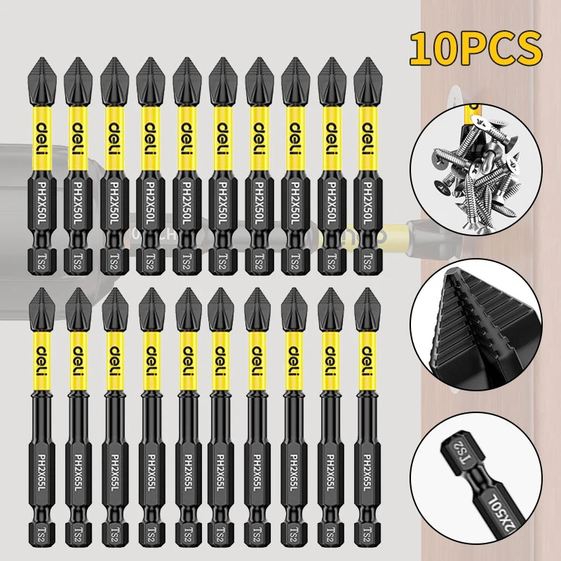 Anti-Slip Magnetic Screwdriver Bits Set – Precision Meets Power!