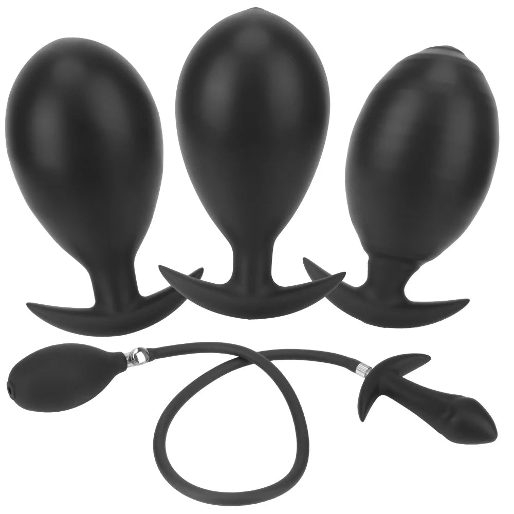Inflatable Anal Plug & Vaginal Expander for Couples