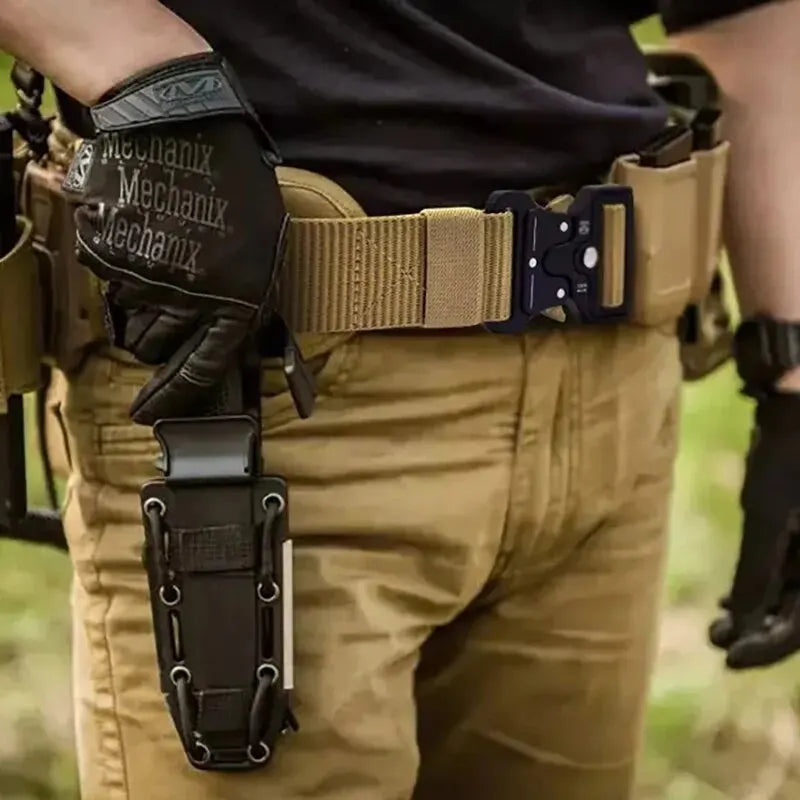 Multi-Function Outdoor Canvas Belt for Men