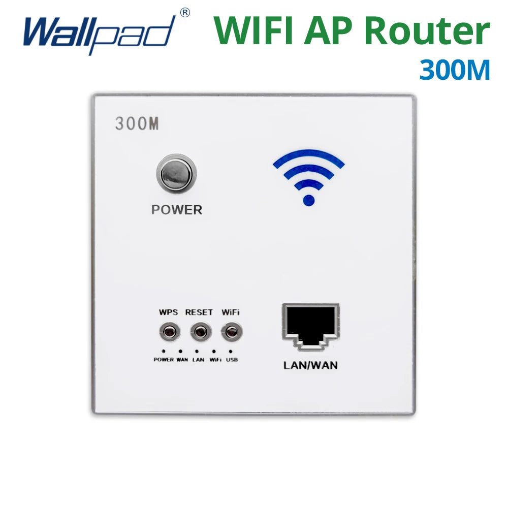 300M WiFi Wall Router & Smart USB Socket
