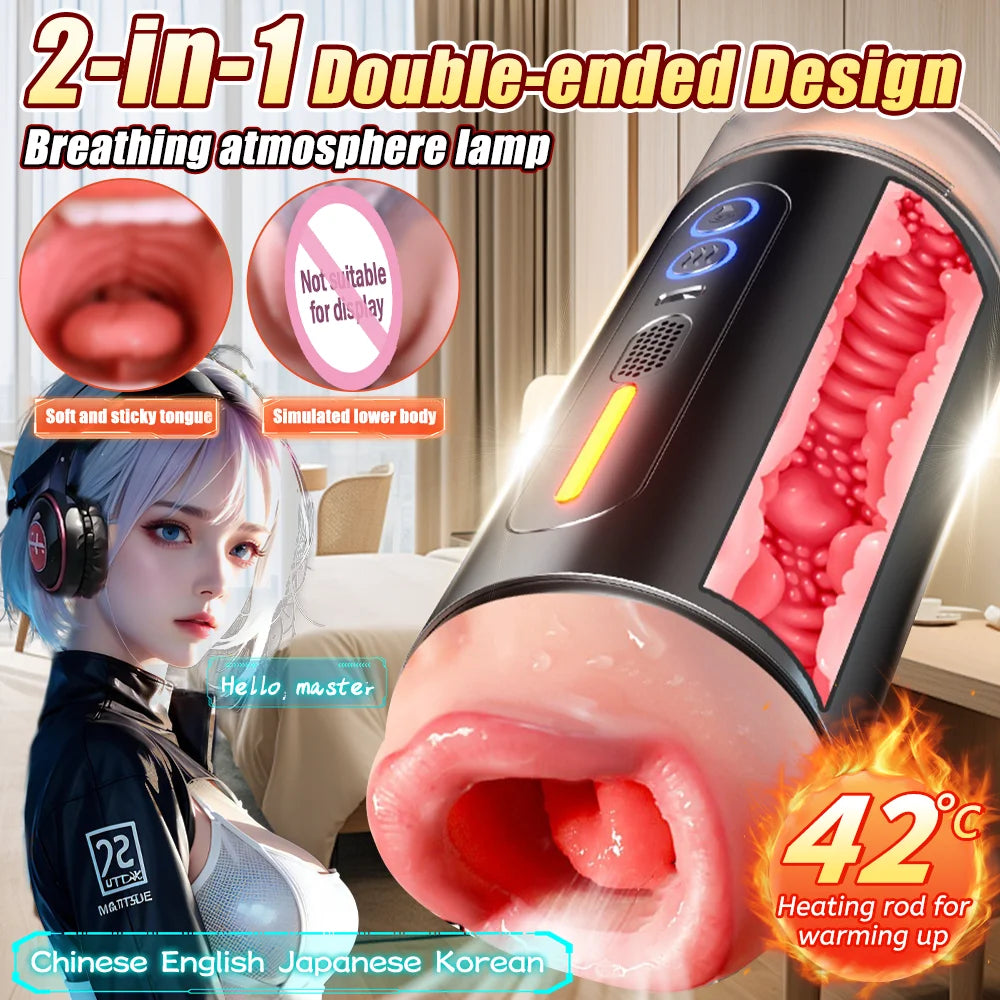 Automatic Male Masturbator Blowjob Machine