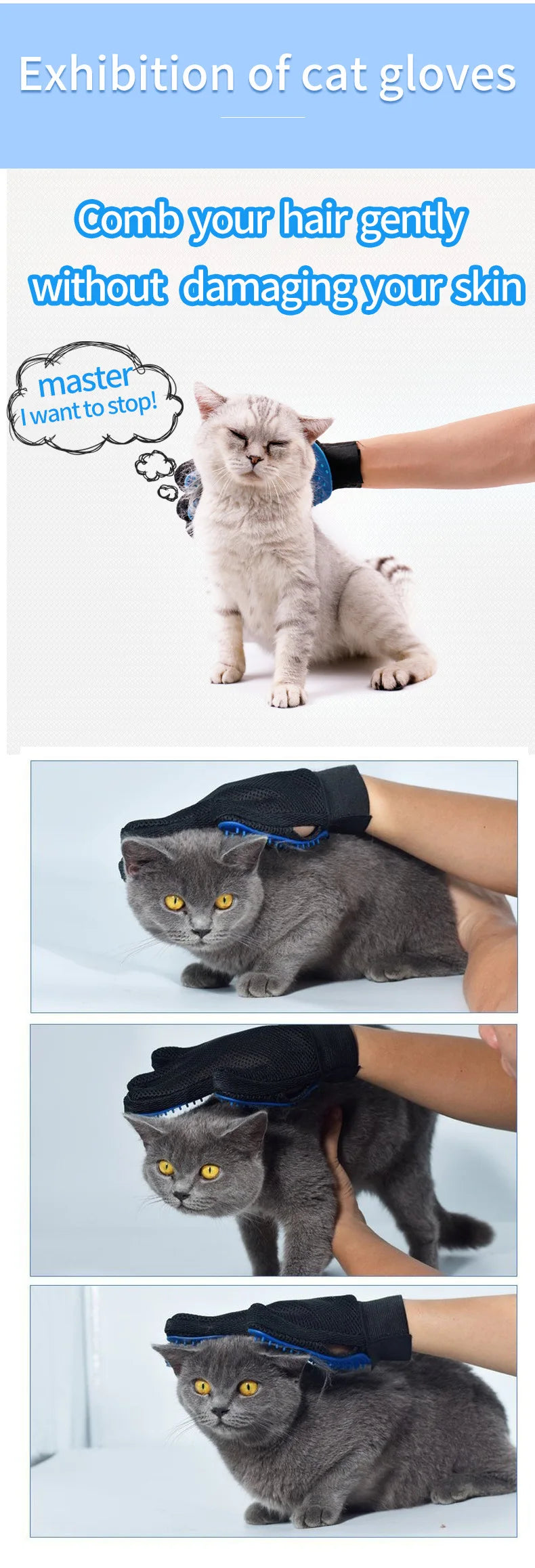 PetGroom Magic Glove – Groom, Massage & De-Shed in One!